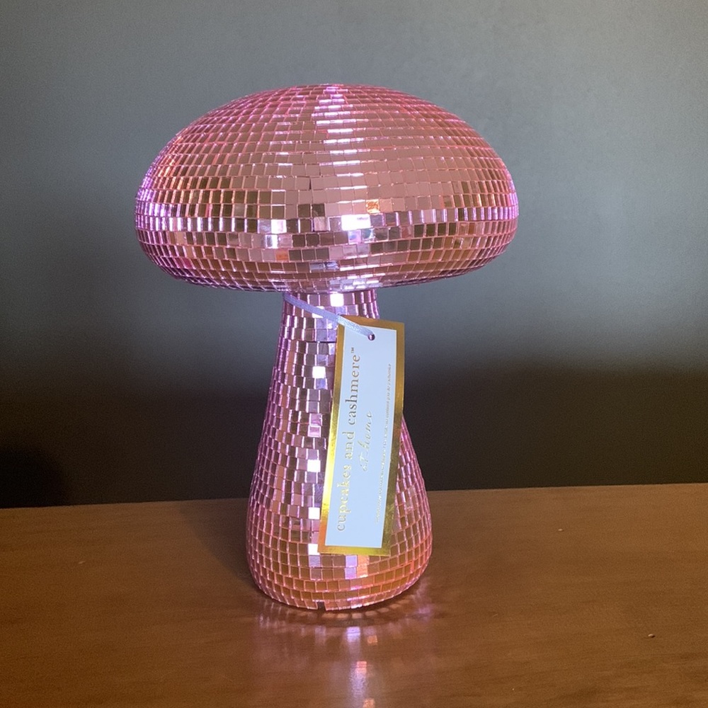 Pink disco tiktok viral Cupcakes and Cashmere mushroom